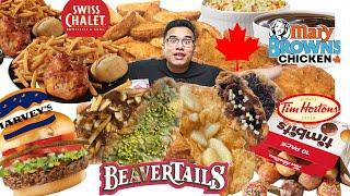 Only Eating CANADIAN FAST FOOD For 24 Hours