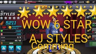 wwe mayhem, GuYs new 6 star Aj styles was comming get ready for him - mayhem