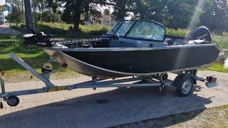 Premiärturen med Vboat46 Fish Volzhanka Mercury 60hk