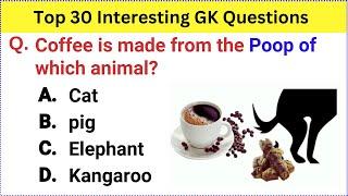 Top 30 Gk Question and Answer | Best Gk Questions and Answers | Gk Quiz in English | GK GS Question