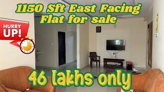 1150 sft east facing flat for 46 lakhs only #flatforsale #chinvedasproperties #facts #appartement