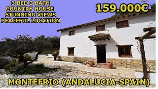 €159000** 3 bed 3 bath lovely Andalusian country house for sale in Montefrio, Granada, Spain