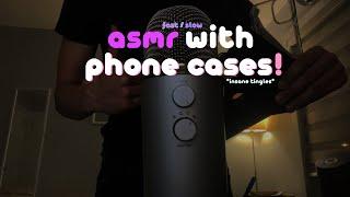 asmr with 5 different phone cases!