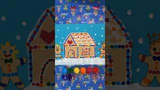 Pattern Gingerbread House Art Lesson #kindergartenart #managingthemess #gingerbread #kindercraft