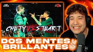 SI CHUTY ES UN GENIO, STUART ES OTRO COCO  BATALLÓN DE RESPUESTAS ENTRE DOS BESTIAS DEL FREESTYLE