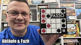 Passo (Steffen Spiele) - 2 Personen Spiel - abstrakt - schnell gespielt - ab 8 Jahren