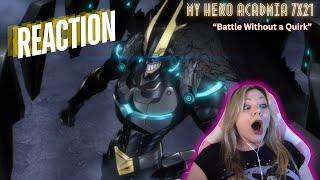 IRON MIGHT!!!! My Hero Academia 7x21 "Battle Without a Quirk" - reaction & review