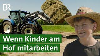 Jugendschutz in der Landwirtschaft: Was gilt, wenn Kinder am Hof mithelfen | Unser Land | BR