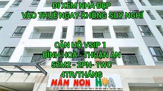 Căn 2 Phòng Ngủ Iris Tower cho thuê trống 4TR tại Vsip 1- TP Thuận An  Lê Phan BDS