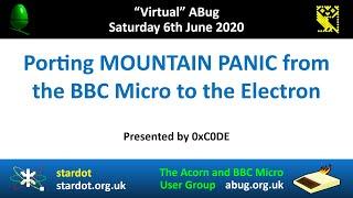 ABug 04: Porting the Mountain Panic game from the BBC Micro to the Acorn Electron (0xC0DE)