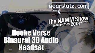 Hooke Audio Hooke Verse Binaural Bluetooth Microphone Headset - Gearslutz @ NAMM 2018