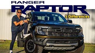 2024 Ford Ranger Raptor 5 Differences // The Most Affordable Raptor Yet