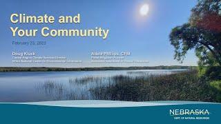 Climate and Your Community - 2/23/2023