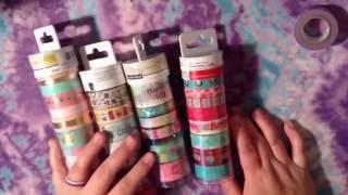 Recollections Washi Tape Haul, llama love washi, christmas washi and more!