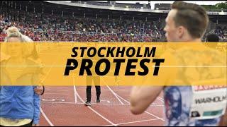 400m M H Warholm Stockholm protest I Diamond League 2023 activists