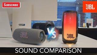 JBL Charge 5 vs JBL Pulse 5 Sound comparison