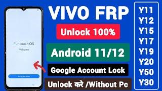 100% Vivo Android 11/12 || FRP Bypass || Y11/Y12/Y15/Y17/Y19/Y20/Y30/Y50 || Without Pc || New Method