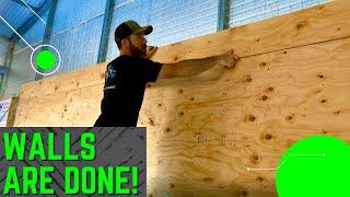 Finishing Up The Walls In The New Shop | Walker's Woodworks New Shop Build Out Pt. 4