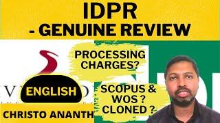 Christo Ananth - International Development Planning Review - IDPR - Scopus, Web of Science - English