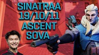 SEN SINATRAA - SOVA - ASCENT - (19/10/11) - VALORANT POV