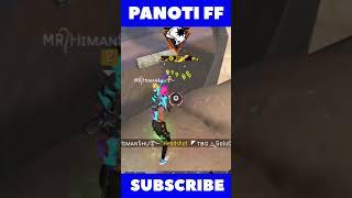 CS PUSH X PANOTI GAMING #freefire #shorts