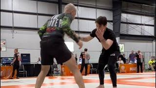 Randy Rae VS Misael Medina Grappling Industries Virginia Beach White Belt No-Gi Masters 155