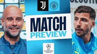 WATCH LIVE! JUVENTUS V CITY PRESS CONFERENCE - PEP GUARDIOLA AND RUBEN DIAS | Champions League