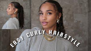 TUTORIAL | EASY CURLY HAIRSTYLE | ON 3a/b HAIR