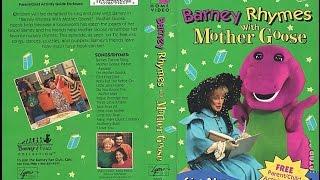 Barney Rhymes with Mother Goose [VHS] (1993)