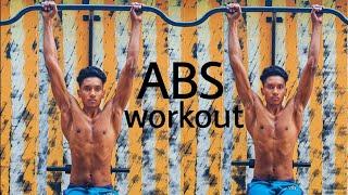 PULL UP BAR ABS WORKOUT FOR A SHREDDED SIX PACK