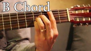 B Chord on Guitar