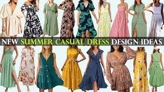 10 types of casual classic & chic summer dresses designs with wearable tips