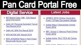 CSC Vle Pan Card Portal Free/ 100+ Online Sarvice जल्दी करो मोका निकल ना जाय