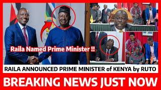 Kenya Kwisha! RUTO Appoints RAILA PRIME MINISTER of KENYA as NEW HANDSHAKE DEAL Signed KICC Nairobi