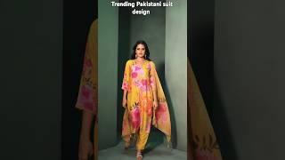 Trending Pakistani suit design for girls #fashion #dress #trending #partywear #plazzosuits #shorts