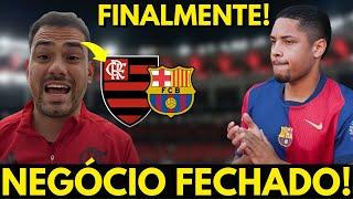 FIM DA NOVELA! ( ACABOU DE ANUNCIAR ) ÚLTIMAS NOTÍCIAS DO FLAMENGO HOJE! | MERCADO DA BOLA