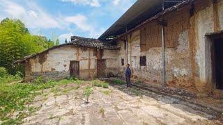 Leaving the City, Middle-aged Man Renovation Abandoned Old House and Starts New Life with Dog