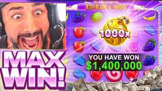 $1,400,000 GAMBLING SESSION! (MY BIGGEST WINS EVER)