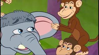 O Pequeno Elefante Teimoso | Historia Completa | Desenho animado infantil com Os Amiguinhos