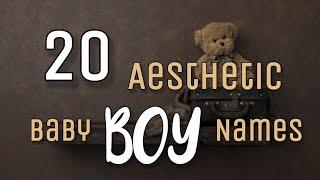 20 Aesthetic Baby Boy Names || Two Unique Names for Baby Boys || Mami Jam