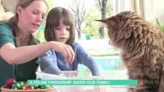 6 year old autistic girl Iris and her cat Thula…wonderful story - 23rd Match 2016