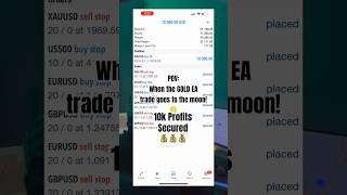 How I made $10,060 Profits using this INSANE Gold Trading Bot! #forex #ftmo #mt4 #eatrader #shorts