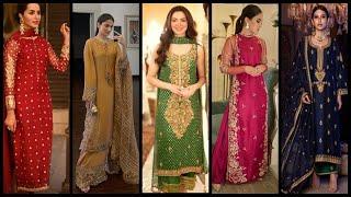 Latest barat dress design 2023 / Barat dress designs for bride & groom sisters / long dress designs