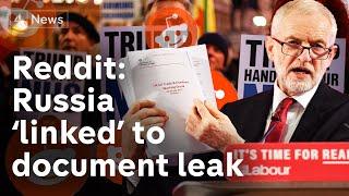 Reddit says US-UK trade document leak linked to Russia