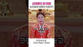 삼재풀이 때를 놓쳤을때 방법 용군TV 목단아씨당 #shorts #점집 #무당 #일산점집 #삼재 #기간 #환란 #인생 #금전 #압박 #계획 #준비 #인생 #심리 #선택 #부적