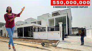 TOURING THIS 550,000,000 MILLION NAIRA 5 BEDROOM DUPLEX IN LEKKI, LAGOS NIGERIA