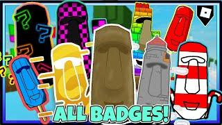 HOW TO GET ALL 53 BADGES in Find the Moai | ROBLOX