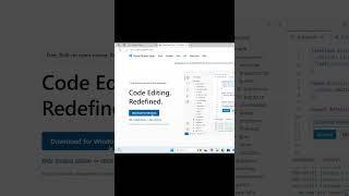 how to install vs code editor in windows 11 in hindi | #shorts |