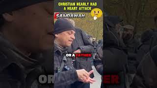 Christian Nearly Had A Heart Attack! Mansur Speakers Corner Sam Dawah