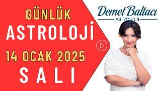 Bugün 14 Ocak 2025 Salı, Günlük Burç Yorumu. Astrolog Demet Baltacı ile astroloji burçlar haber